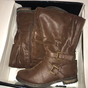 Torrid chocolate brown OTB boots